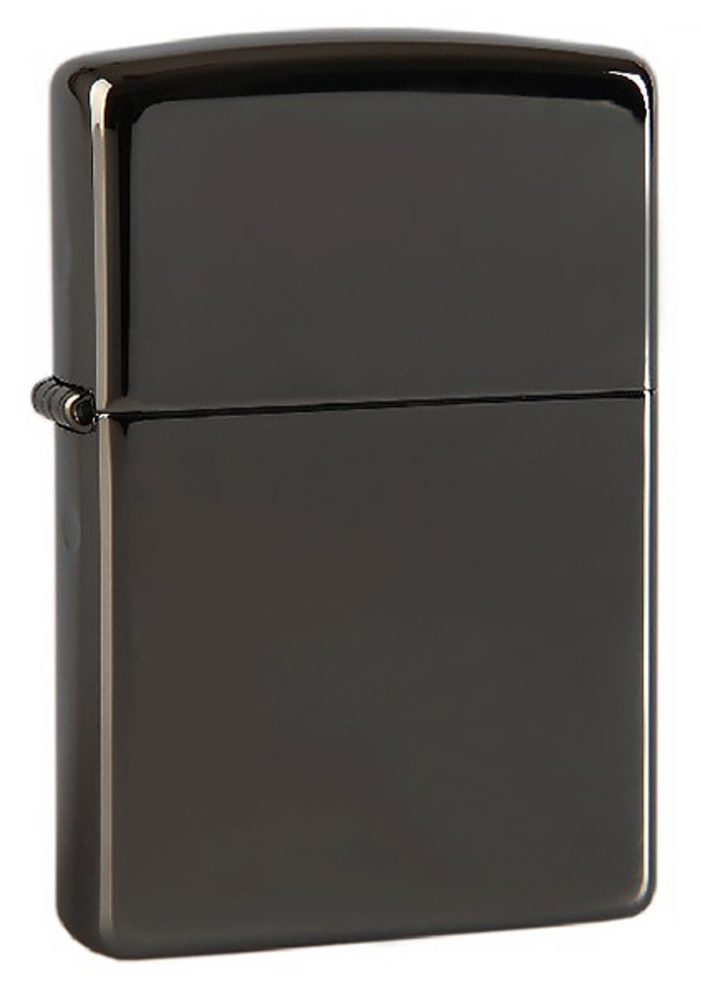 Зажигалка Zippo с покрытием Black Ice, латунь/сталь, чёрная, глянцевая, 36х12х56 мм