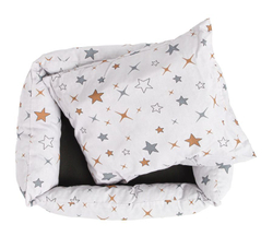 Моськи-Авоськи Лежанка СКАЗКА поплин M 58х46х16 ЗВЕЗДЫ