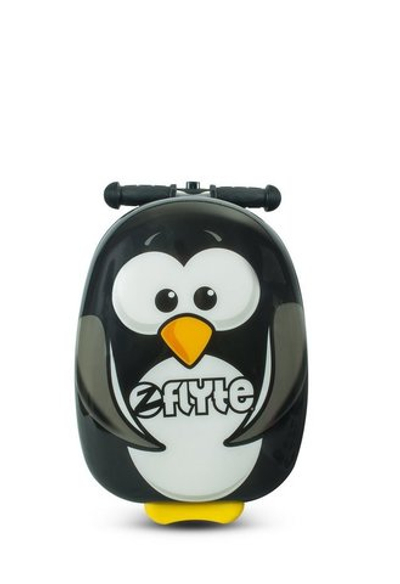 Чемодан-самокат Zinc "Пингвин" Flyte