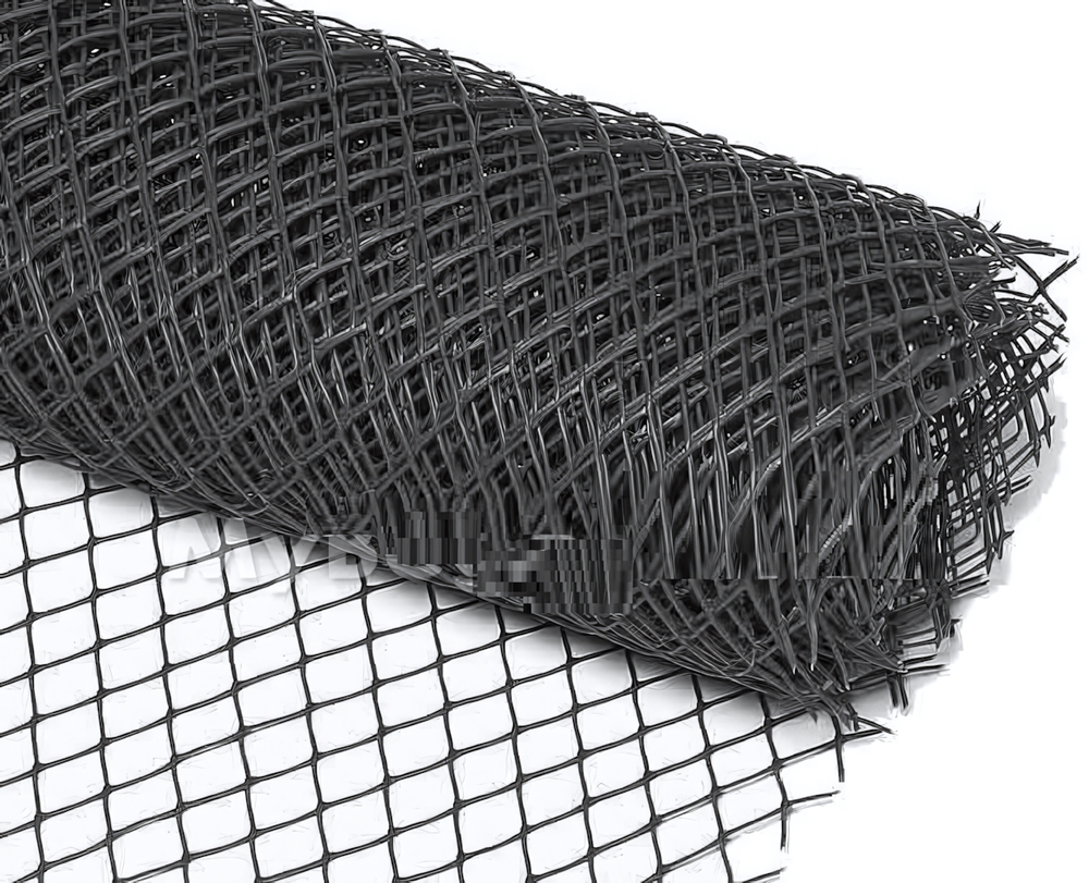 Садовая решетка РОМБ 40*40 (1,5*20) 20 м ЧЕРНАЯ Э