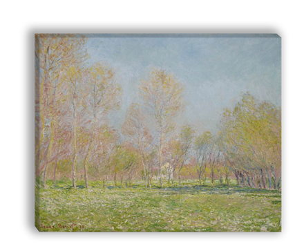 "Весна в Живерни", Моне, Клод, картина (репродукция)