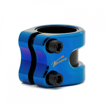 Двойной хомут Комета Хром Синий