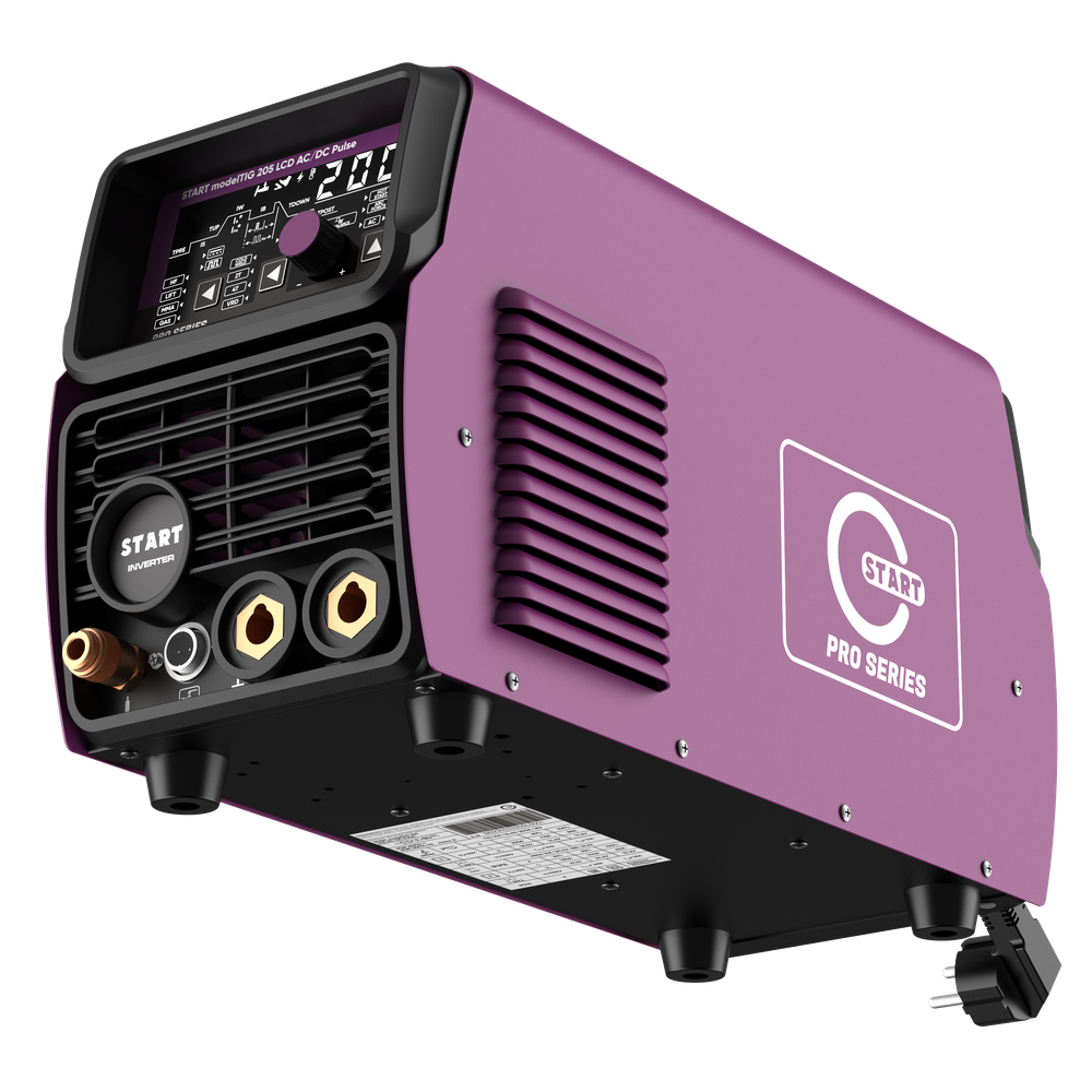 START modelTIG 205 LCD AC/DC TIG PULSE Установка аргонодуговой сварки 3W205APL