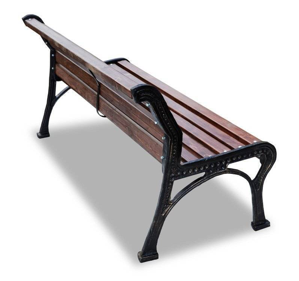 Скамейка чугунная «Ретро стиль» без подлокотников