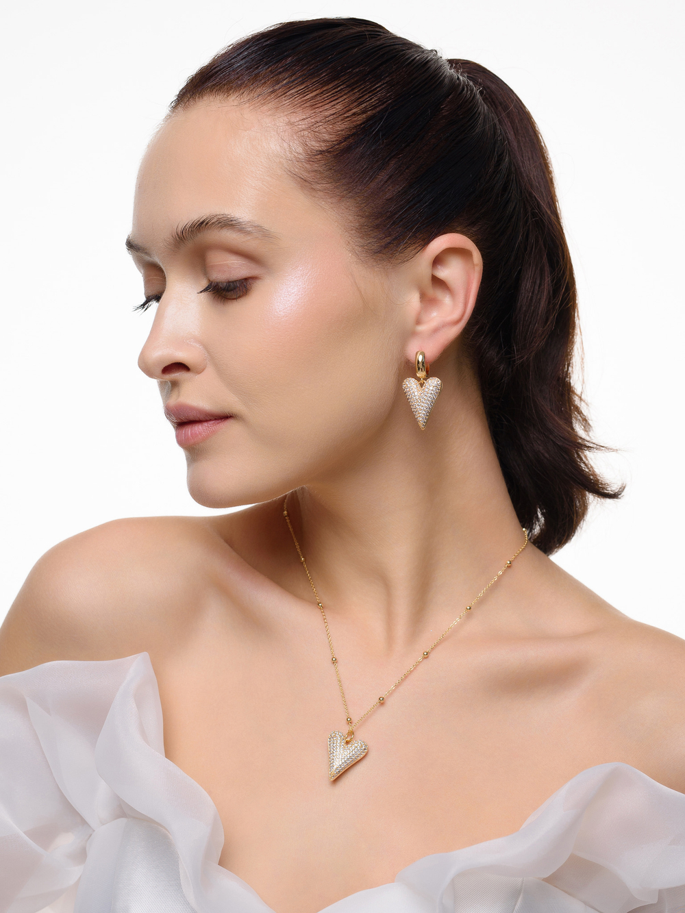 Колье "Elongate Shine" Gold