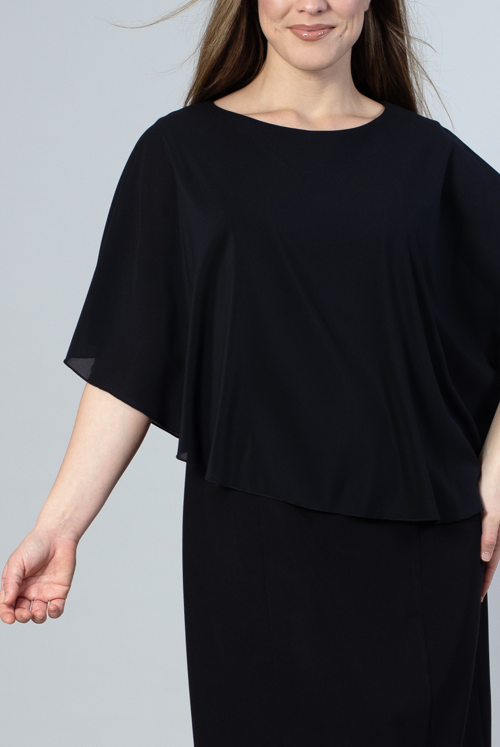 Платье женское 4542ЛП, черный #85Ч054542ЛП