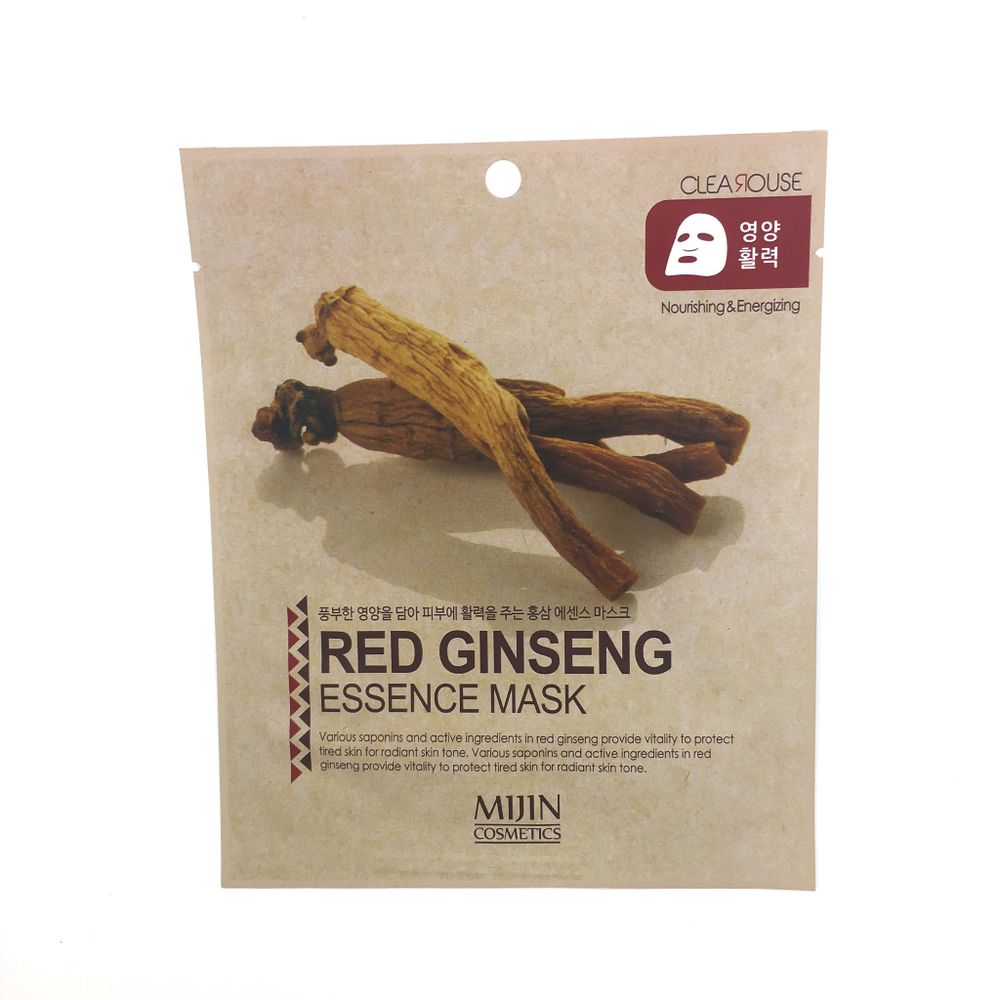 Тканевая маска с экстрактом жень-шеня NEW MIJIN Red Ginseng Essence Mask