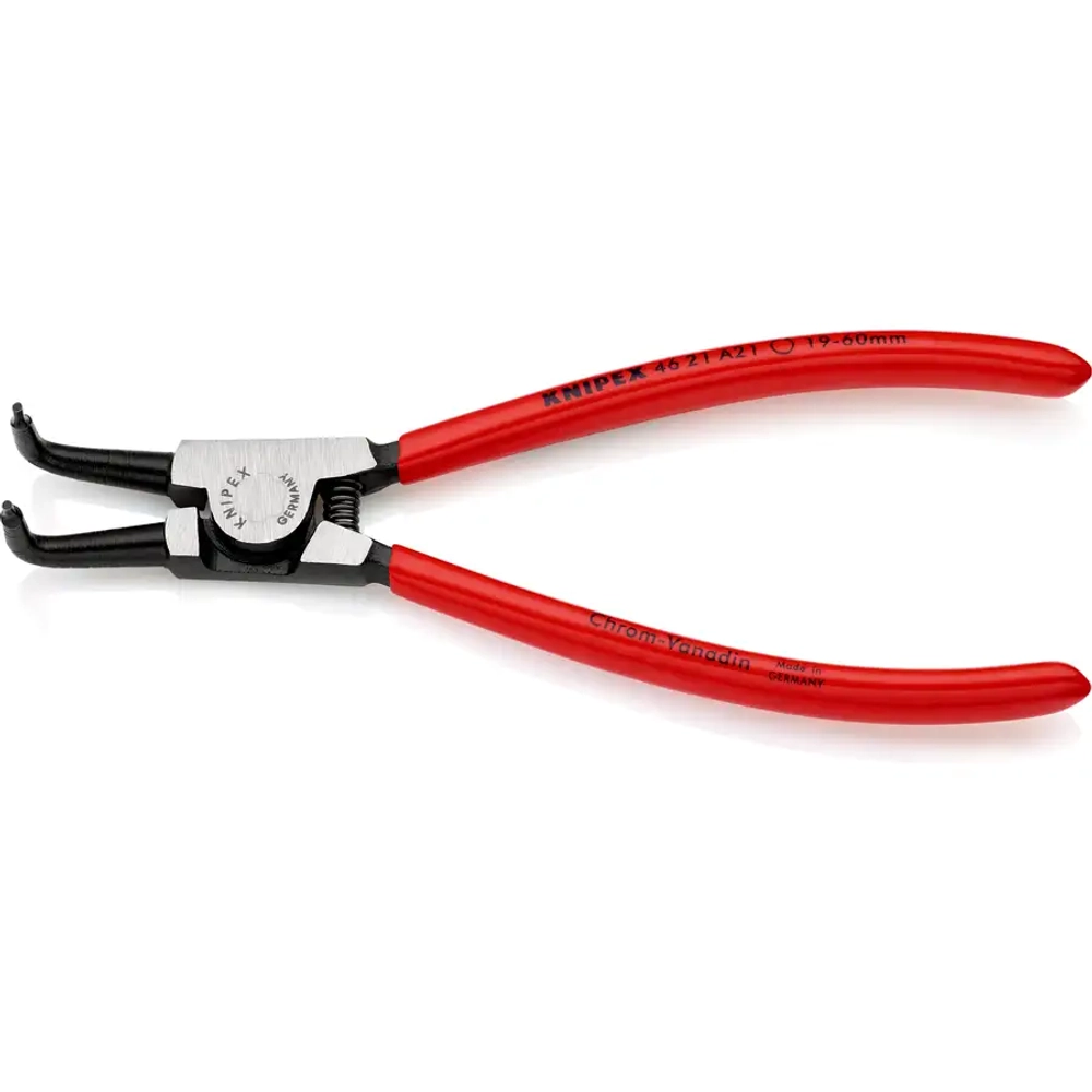 Щипцы для стопорных колец черненые 170 мм Knipex 46 21 A21