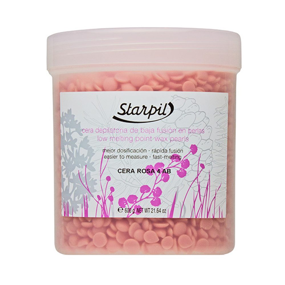 Воск горячий пчелиный в гранулах Starpil Extra Розовый Extra 600г