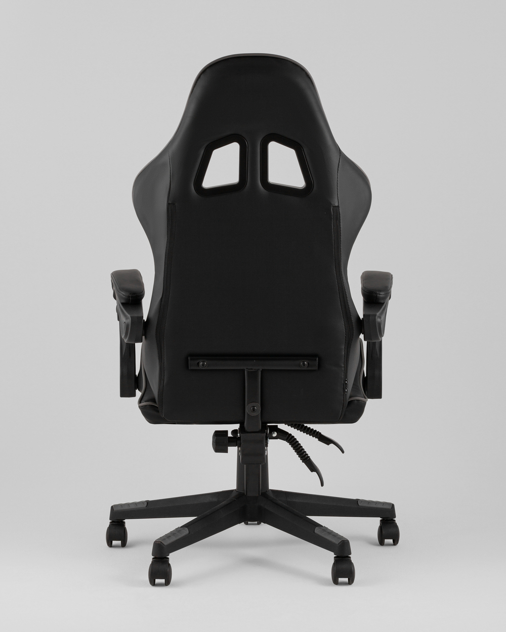 Кресло спортивное TopChairs Commander черно-серый