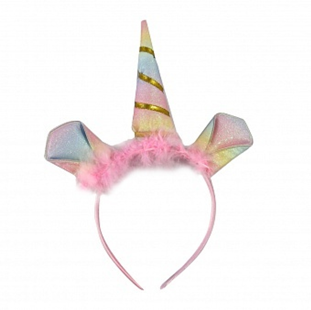 Ободок Нежный единорог Радужный