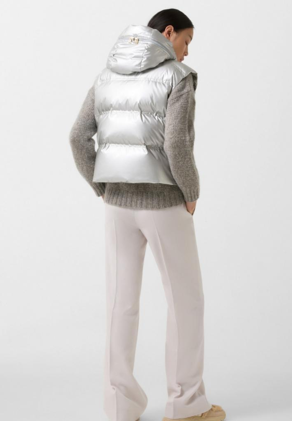 Куртка-жилет BOGNER SPORT LIVY1-D серебристого цвета