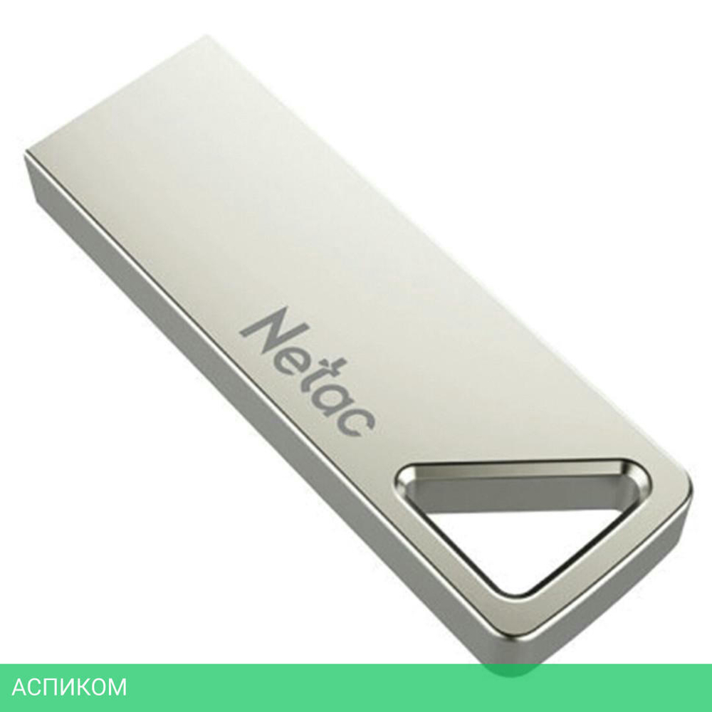 USB Flash-накопитель Netac Pen Drive 16 GB USB 2.0 серебристый (NT03U326N-016G-20PN)