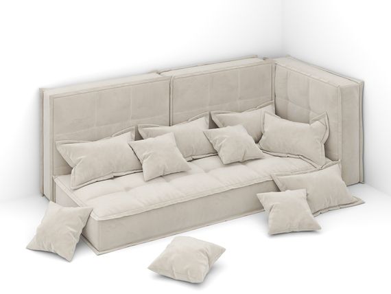 Диван кровать 1Б3М Negga Velutto 17