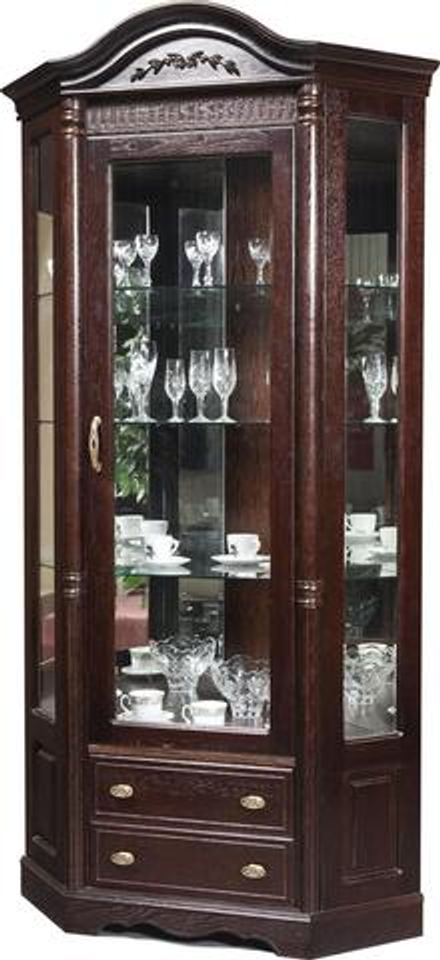 Шкаф-витрина угловая «Паола» БМ2.671.0.07(2115)