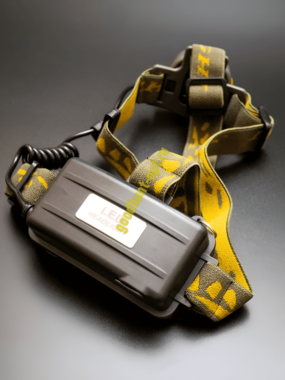 Тактический налобный фонарь зеленый