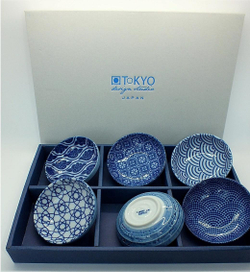 Набор чаш 6шт Tokyo Design Studio Nippon Blue 7598 Япония-Нидерланды