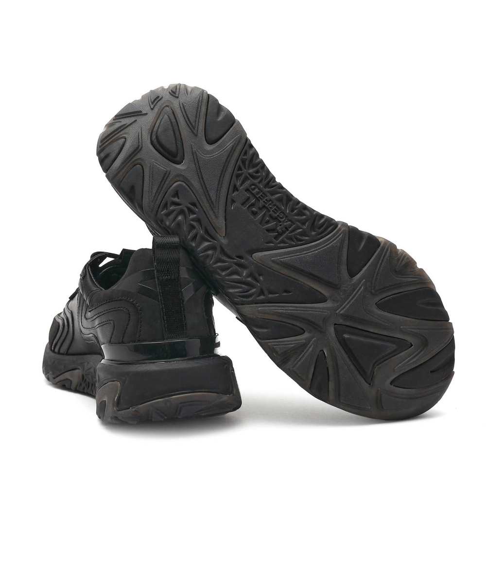 кожаные кроссовки blaze Karl Lagerfeld - черный(KL52420)