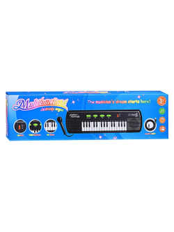 Игрушка музыкальная Синтезатор с микрофоном (3190B)