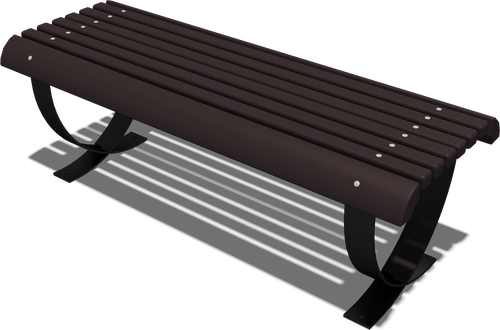 Скамья садовая Будапешт, длина 1,4 м