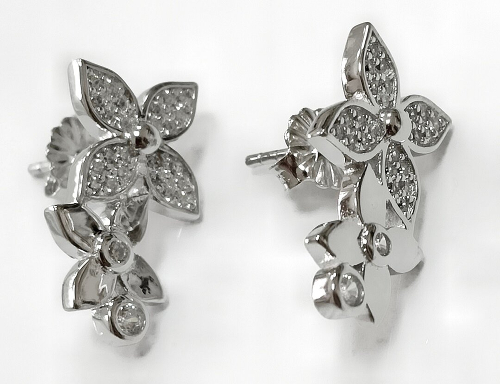 "Эстерелла" - ювелирные серьги-пусеты