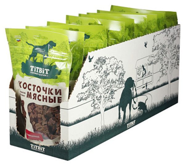 Лакомство для собак TitBit, Косточки мясные с говядиной