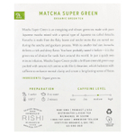 Rishi Tea, органический зеленый чай, суперзеленый чай матча, 15 пакетиков, 34,5 г (1,21 унции)