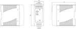 Преобразователь AC-DC сетевой Mean Well DRC-60A