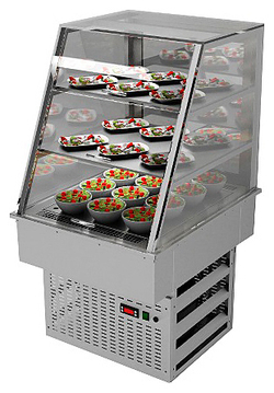 Витрина встраиваемая Gastrolux ВCВ-127/S+
