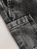 Шорты джинсовые карго для мальчика Next AG7-273, Темно-серый