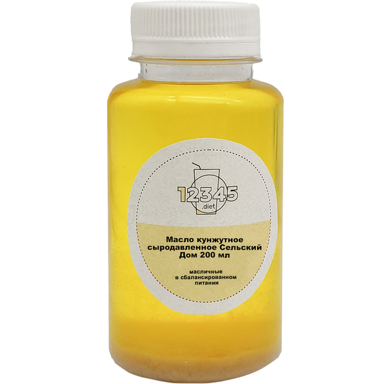 Масло кунжута белого сыродавленное Сельский Дом 200мл