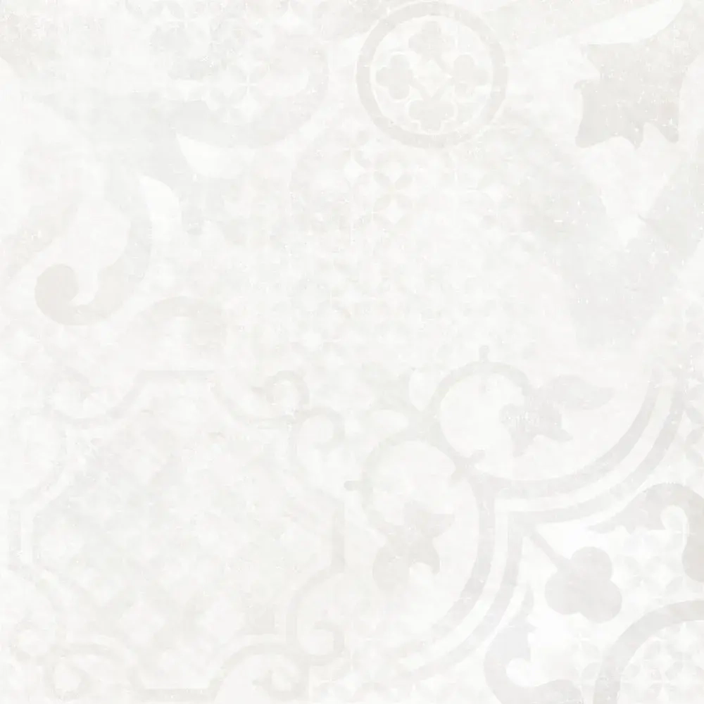 Керамогранит Alma Ceramica GFU04RIC17R Ricci 60x60 белый сахарный с узорами