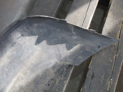 Юбка заднего бампера Skoda Rapid 1 12-20 Б/У Оригинал 5jh807521