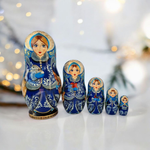 Матрёшка 21см "С зайкой" 5мест