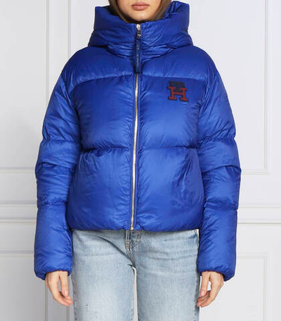 пуховая куртка monogram badge Tommy Hilfiger - голубой(WW0WW37479)