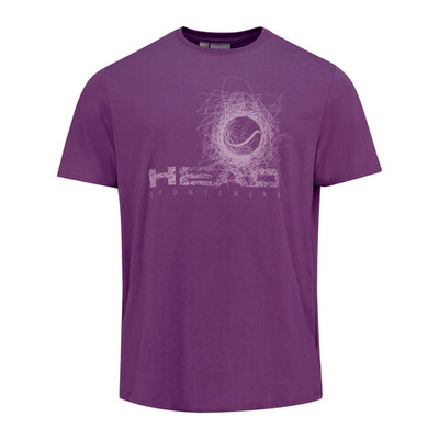 Мужское теннисное поло HEAD Vision T-Shirt Men - Violet