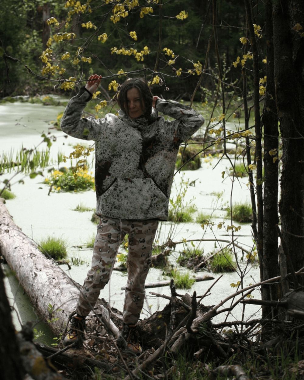 Худи Plushedelica Ягель белый