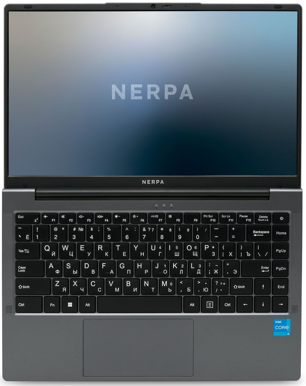 Ноутбук  Nerpa Caspica I342-14 14.1 ", Core i3, 8 Гб RAM, 128 Гб SSD, UHD Graphics, Серый