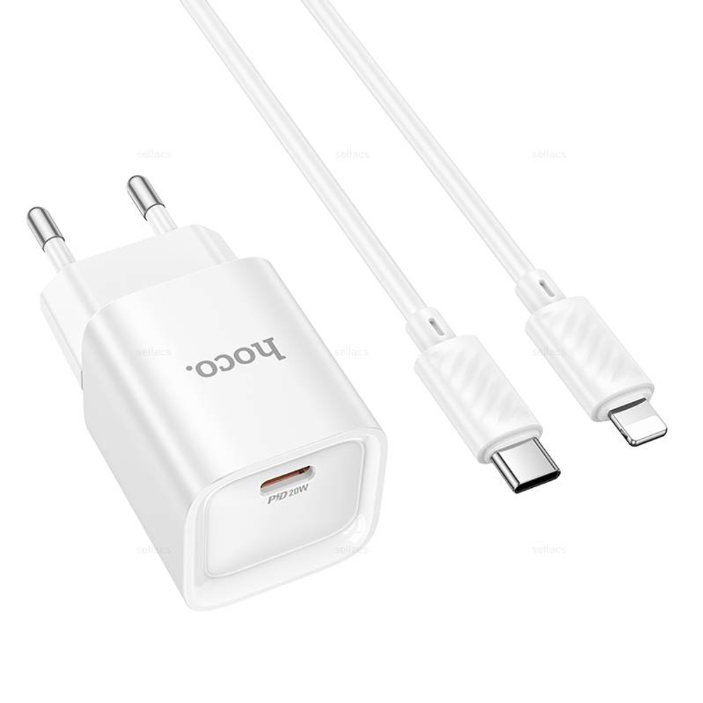 Зарядное устройство для Lightning Hoco C146A PD20W (white)