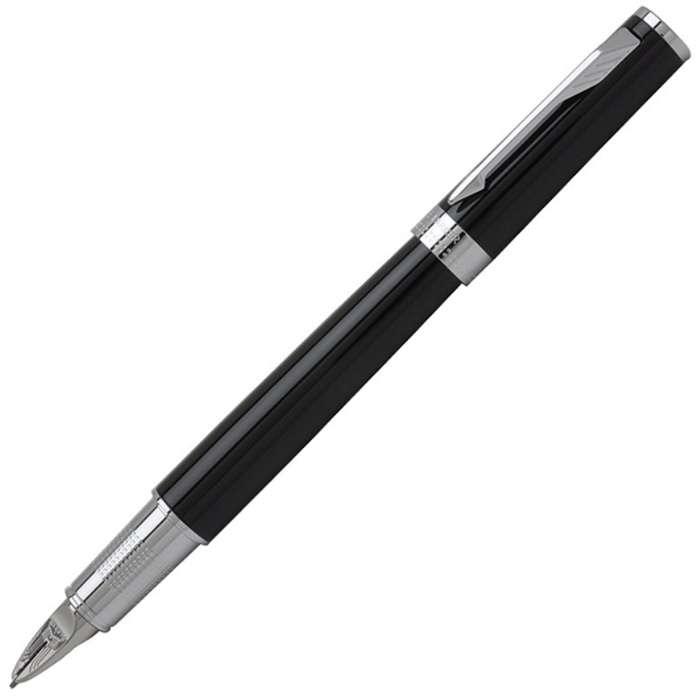 Ручка Parker Пятый пишущий узел "Ingenuity Large Black Lacquer CT" черная, 0,8мм, подар. уп.