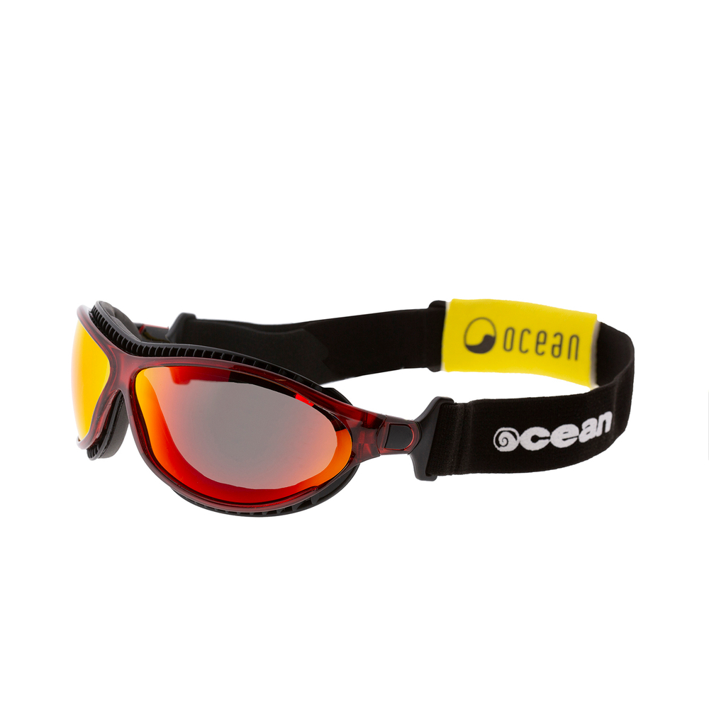 Спортивные очки OCEAN Tierra de fuego Transparent Red / Revo Orange Polarized lenses