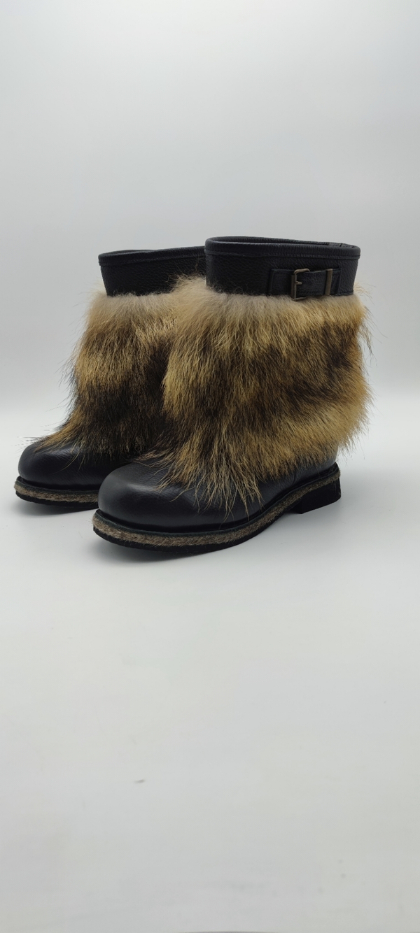 40 Унты мужские из меха койота и кожи теленка