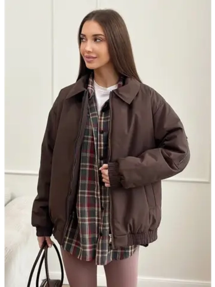 Куртка бомбер оверсайз