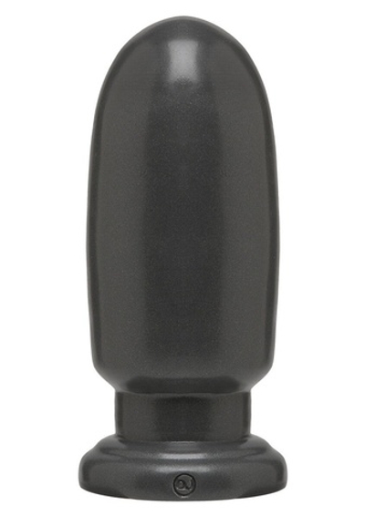 Анальный стимулятор Shell Shock Large - 21,6 см. (Цвет: серый)