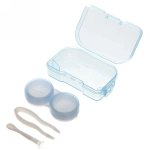 Набор для контактных линз, в футляре, 3 предмета, цвет микс