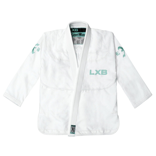 Кимоно Level x Black POWERTRIP V2 белое