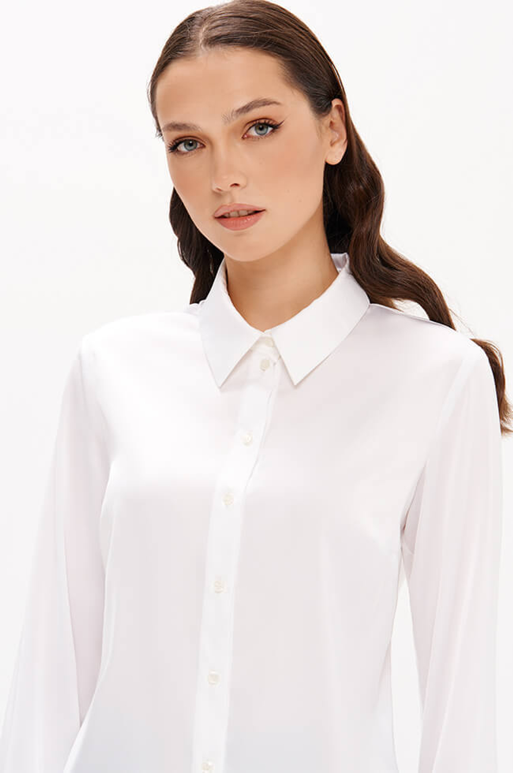 23346 Блузка женская (молочный)