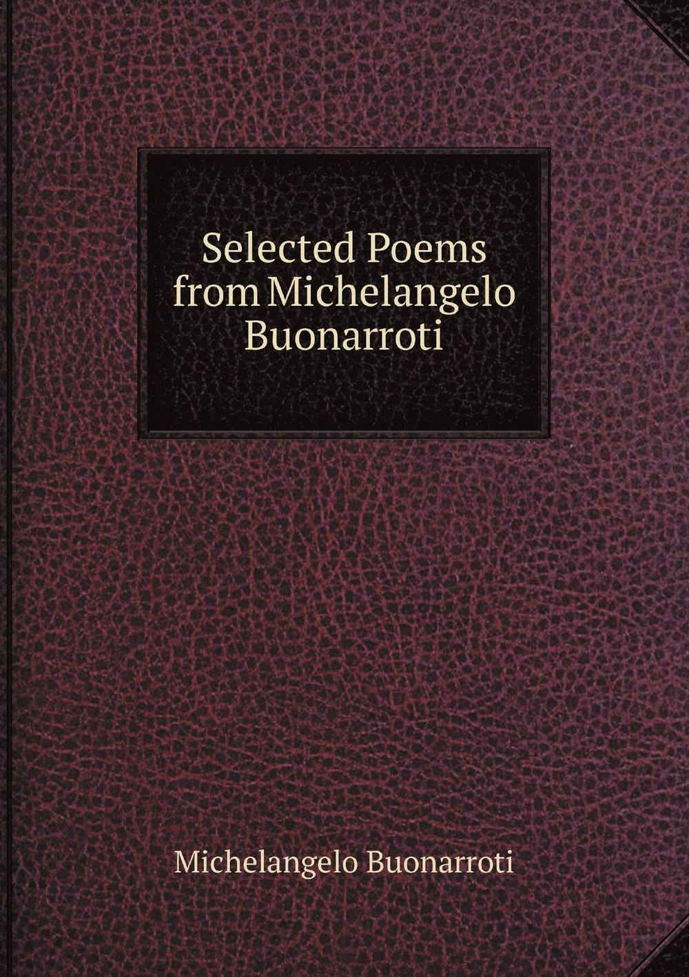 Selected Poems from Michelangelo Buonarroti | Michelangelo Buonarroti