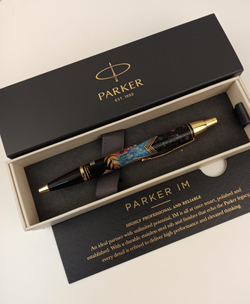 Ручка расписная  Паркер "Москва. Кремль" худ. Макарычева