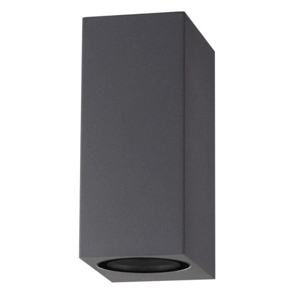 Уличный настенный светильник 370600 STREET NT19 180 темно-серый IP54 GU10 2*50W 220V LANDSCAPE